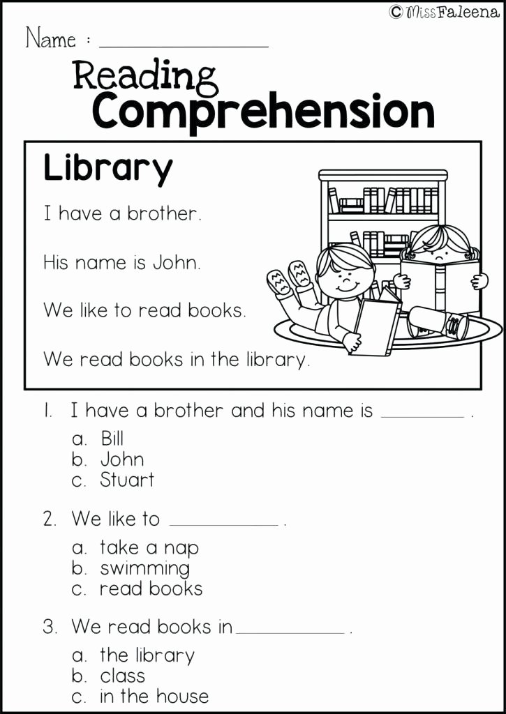 Sequence Worksheets for 1st Grade Free Reading Prehension Worksheets 1st Grade
