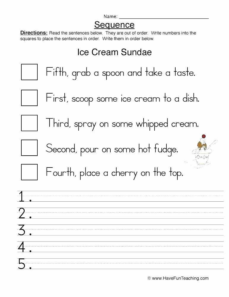 Sequencing Picture Worksheets 3rd Grade Informational Text Worksheets