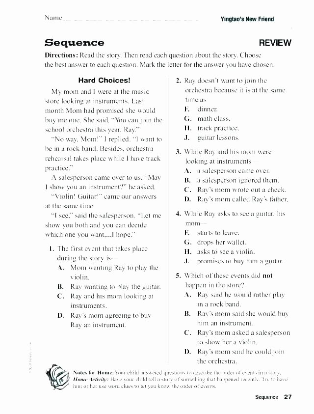 Sequencing Reading Worksheets Text Structure Worksheets 4th Grade Nonfiction Reading