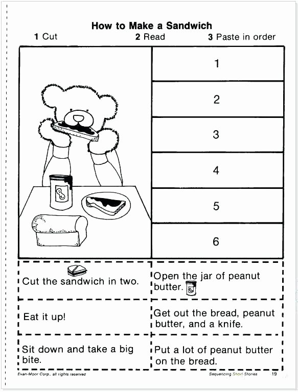 Sequencing Worksheets for 2nd Grade Free First Grade Reading Sequencing Worksheets Story for