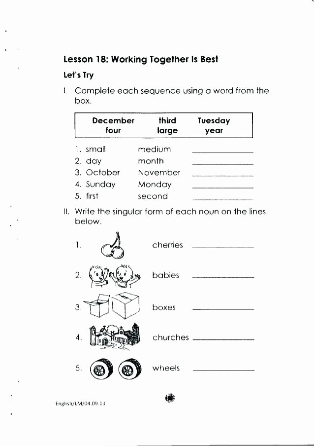 Sequencing Worksheets for 2nd Grade Pattern Sequence Worksheets Grade Sequencing events