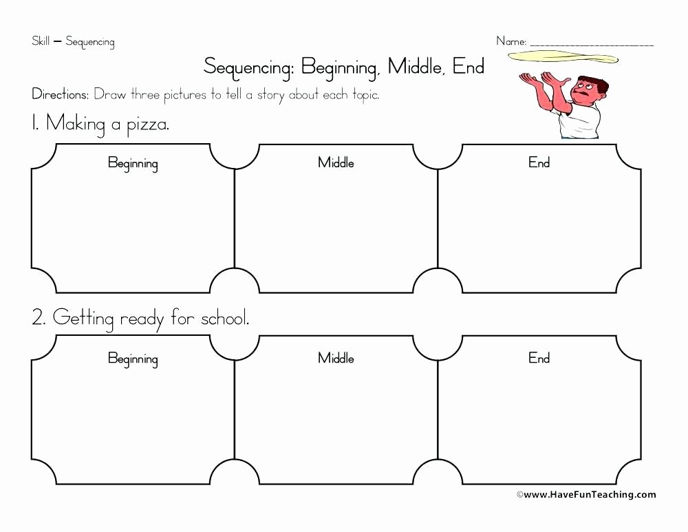 Sequencing Worksheets Middle School Put Sequences Worksheet Sequencing Worksheets Unit and