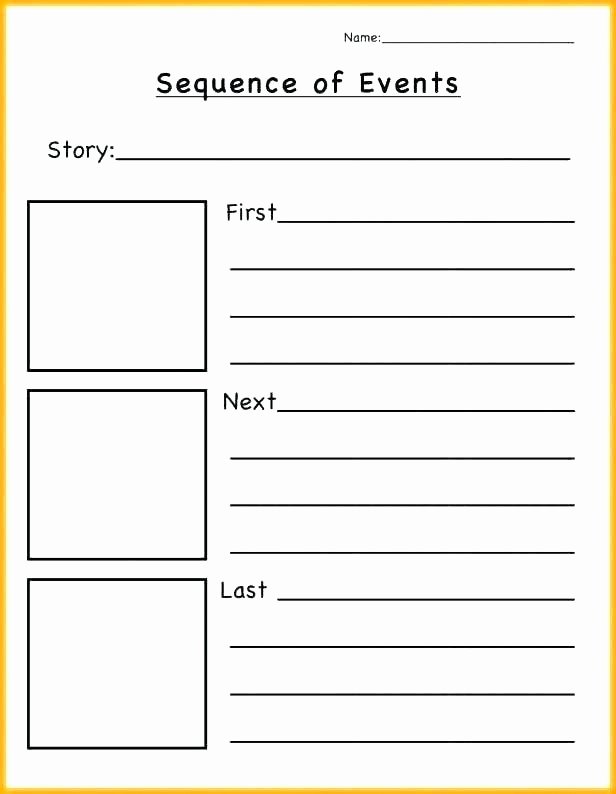 Sequencing Worksheets Middle School Put the events In order Worksheet Sequencing Worksheets 4th