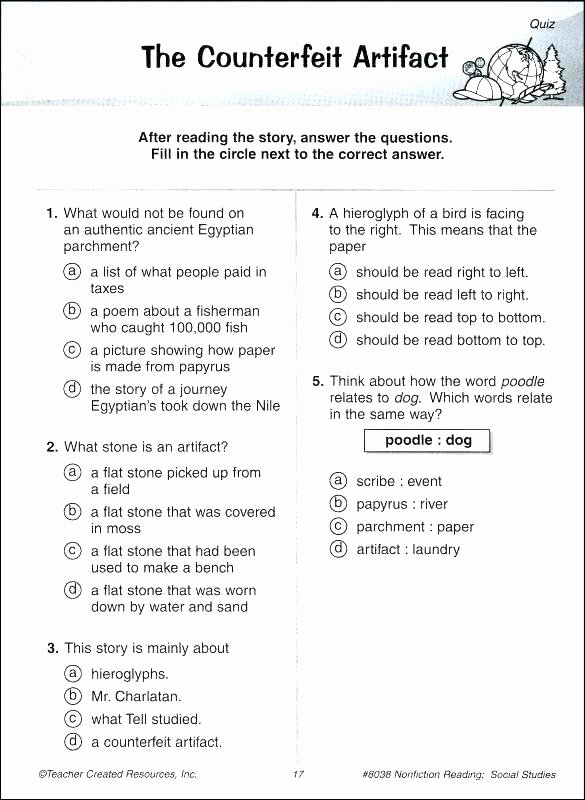 Seventh Grade social Studies Worksheets 7th Grade History Worksheets