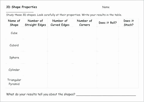Shapes Worksheet for Kindergarten Cylinder Worksheets for Kindergarten Shapes Worksheet