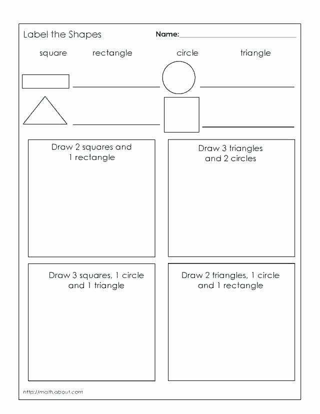 Shapes Worksheets 1st Grade 3 Dimensional Worksheets Shape Worksheet 2 Shapes for Grade