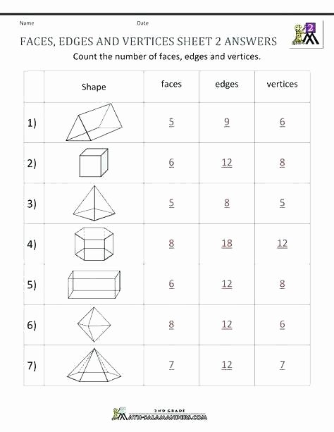 Shapes Worksheets 2nd Grade Identifying Shapes Worksheets 2nd Grade