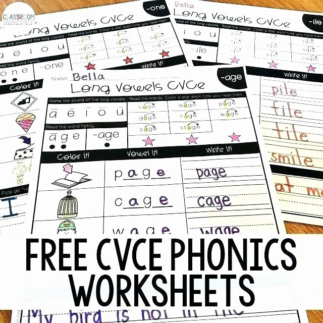 Short O Worksheets Free Cvce Worksheets 2nd Grade