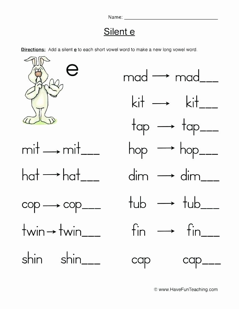 Short Vowel Worksheet Kindergarten Long O Worksheets Grade Long and Short Vowel Worksheets Long