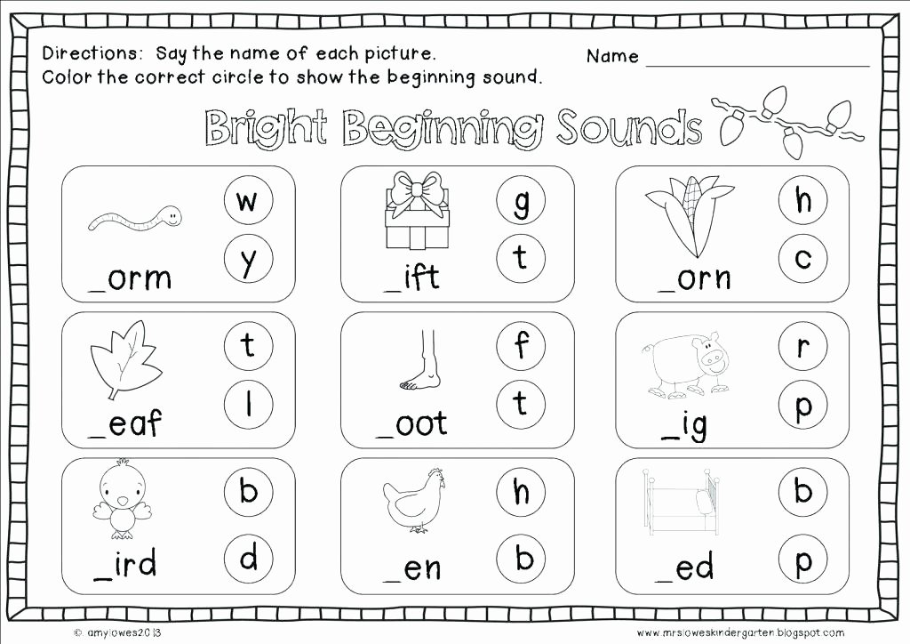 Short Vowel Worksheets 1st Grade Free Phonics Worksheets First Grade with for Kindergarten