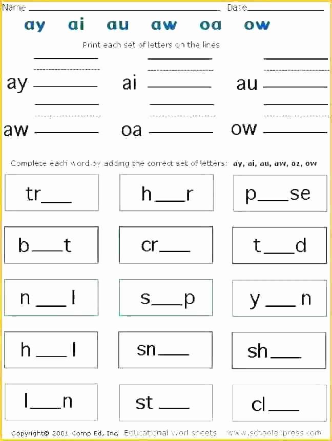 Short Vowel Worksheets 2nd Grade Ai Worksheets for First Grade