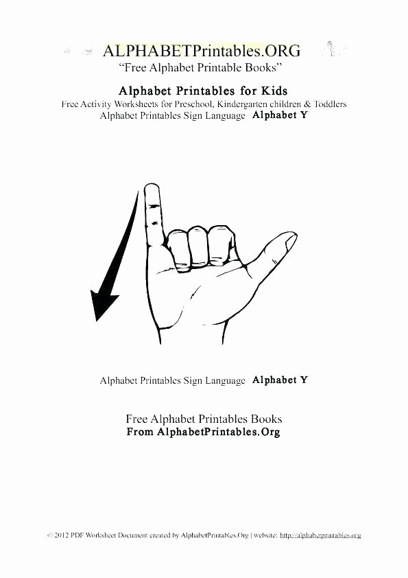 Sign Language Printable Worksheets Alphabet Fun Worksheets