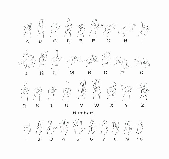 Sign Language Worksheets for Beginners Free Sign Language Worksheets