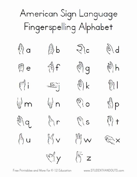 Sign Language Worksheets for Beginners Printables asl Worksheets Lemonlilyfestival Worksheets