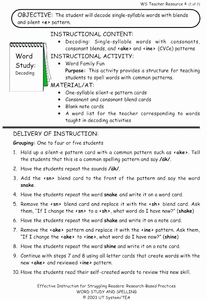 Silent E Worksheets 2nd Grade New Cvce Worksheets 2nd Grade