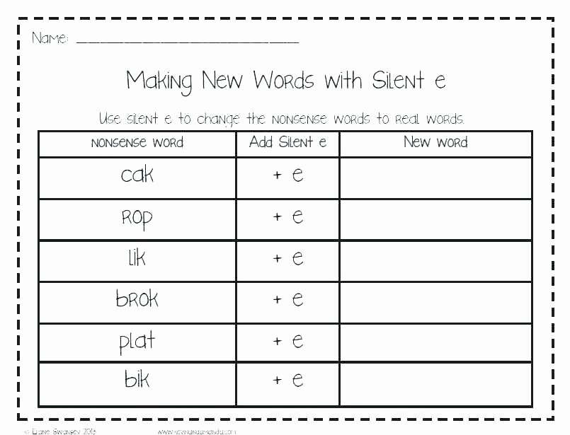 Silent E Worksheets Grade 2 Long Vowel O Silent E Worksheets