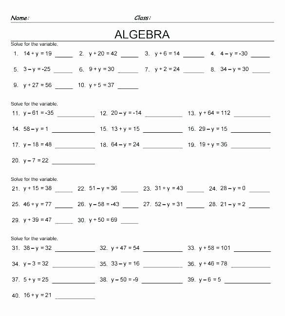 Simple Distributive Property Worksheets Free Line Algebra Worksheets Simple Grade Distributive