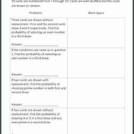 Simple Probability Worksheets Pdf Grade 8 Probability Worksheets – butterbeebetty