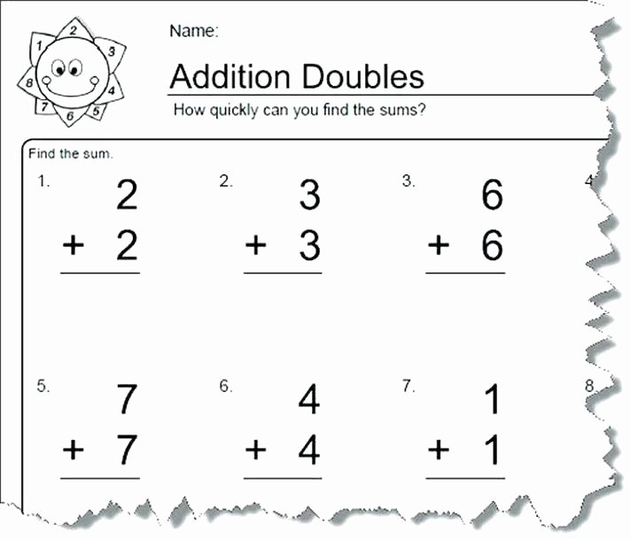 Single Digit Subtraction Worksheets Pdf Luxury Addition Practice Kindergarten Medium to Size