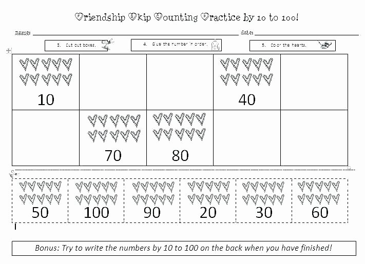 Skip Counting by 6 Worksheets Number Line Skip Counting Worksheets