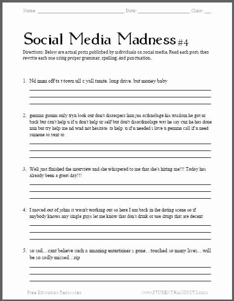 Social Skills Making Friends Worksheets Awesome Friendship Worksheets for Middle School