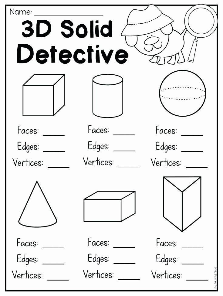 Solid Figures Worksheet 1st Grade Geometry Worksheets – Katyphotoart