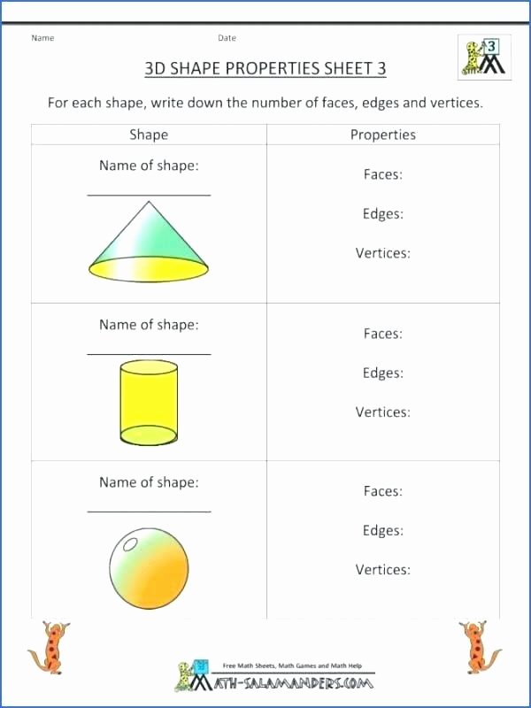 Solid Figures Worksheet Free Printable Geometry Worksheets Kindergarten Shapes Ts