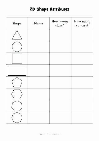 Sorting Shapes Worksheets for Kindergarten 2 and 3 Dimensional Shapes Worksheets