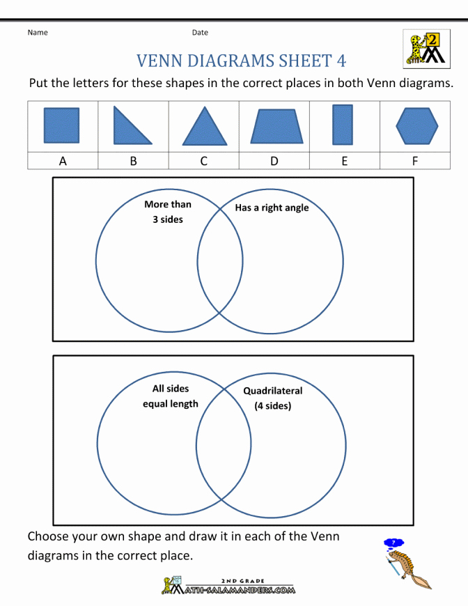 Sorting Shapes Worksheets Identifying 2d Shapes Worksheet Free Printables Grade 2 Math