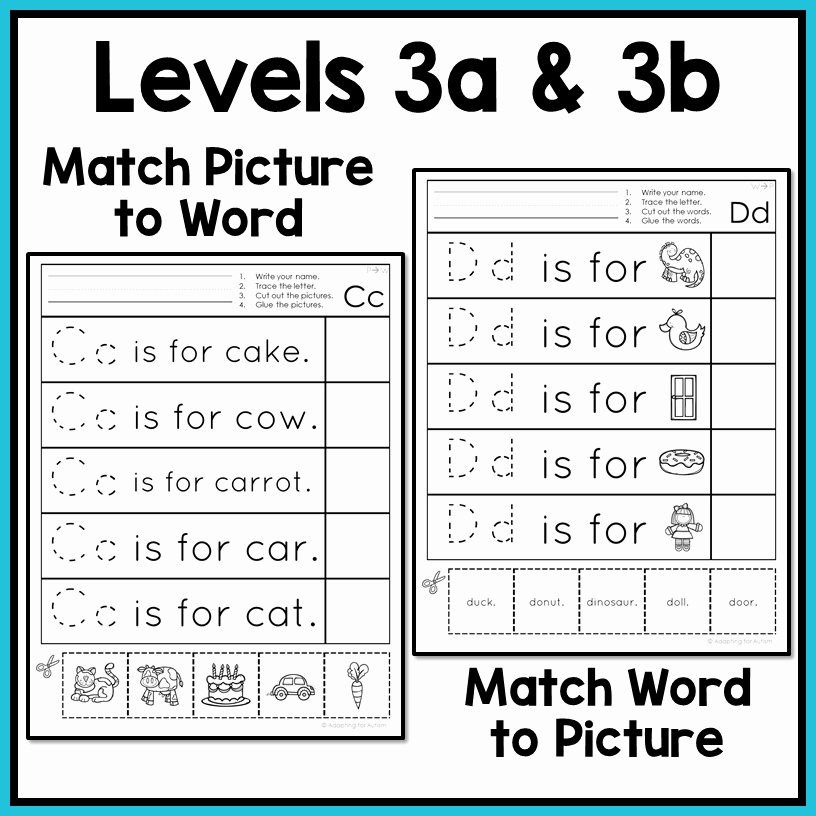 Sounding Out Words Worksheets Awesome Beginning sounds Worksheets Cut and Paste Activities