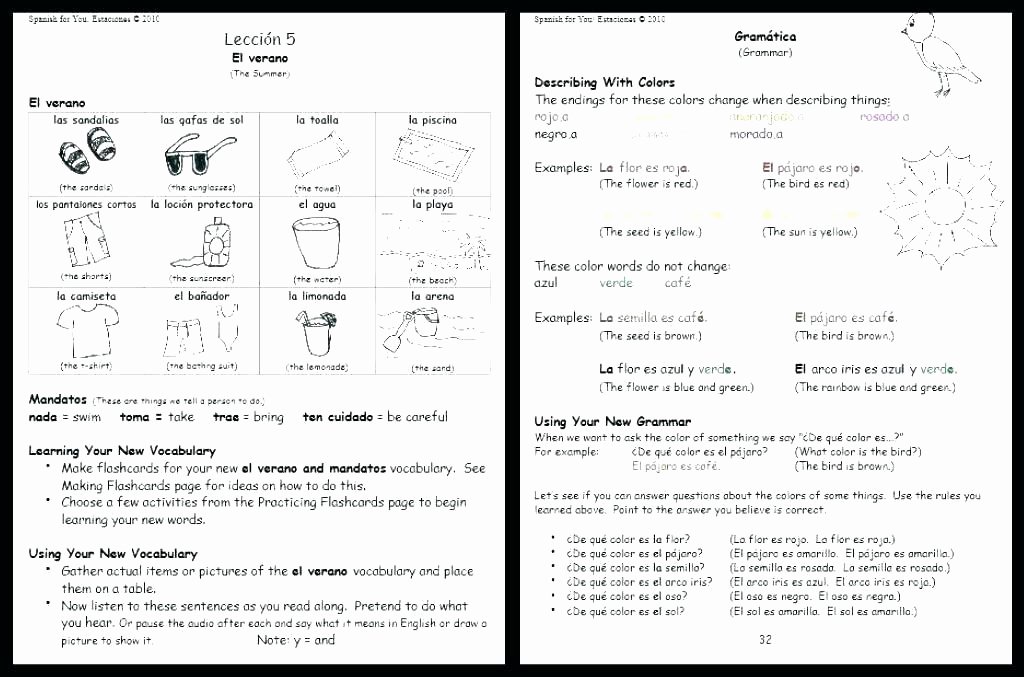 Spanish Alphabet Worksheets for Kindergarten Free Printable Worksheets for Kindergarten Spanish High