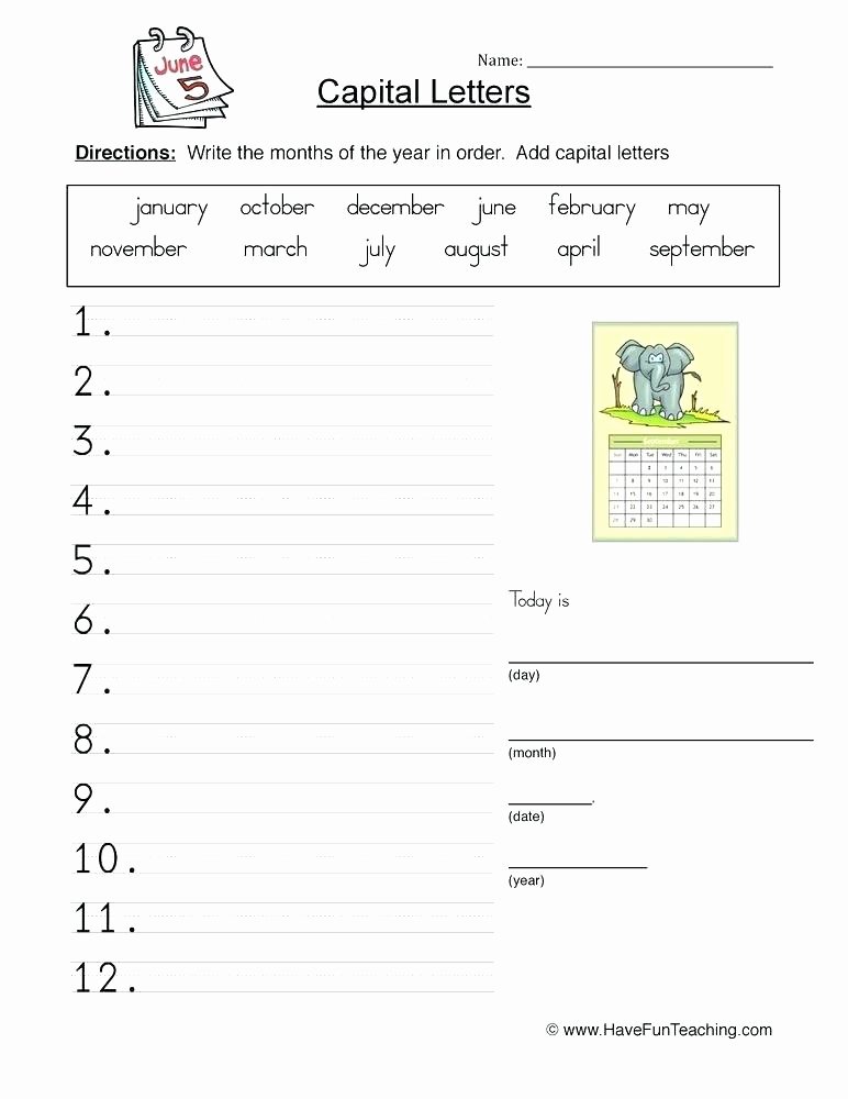 Spanish Months and Seasons Worksheets Free Printable Seasons Worksheets Best Months the Year