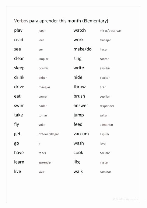 Spanish Phonics Worksheets Awesome Related Worksheets Verbs Classroom Objects Teaching Spanish