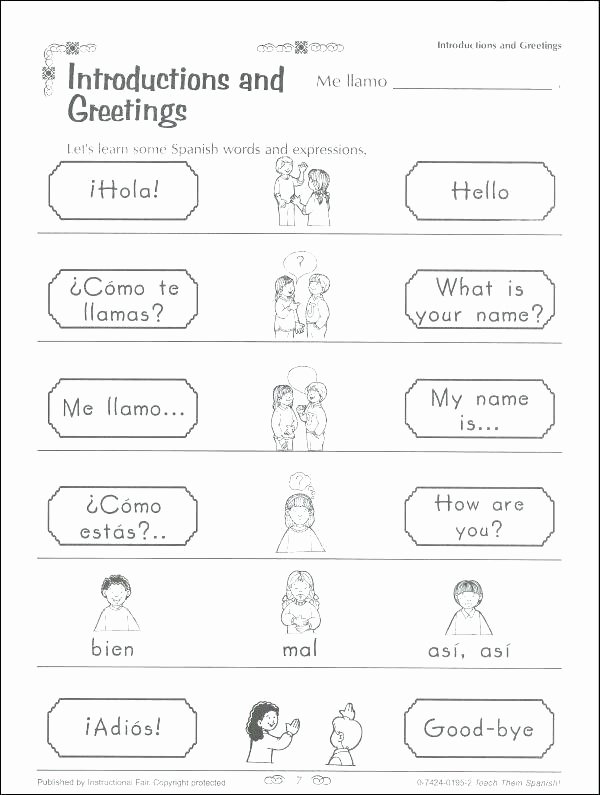 Spanish Phonics Worksheets Unique Colors Worksheet Color Love Worksheets for Elementary