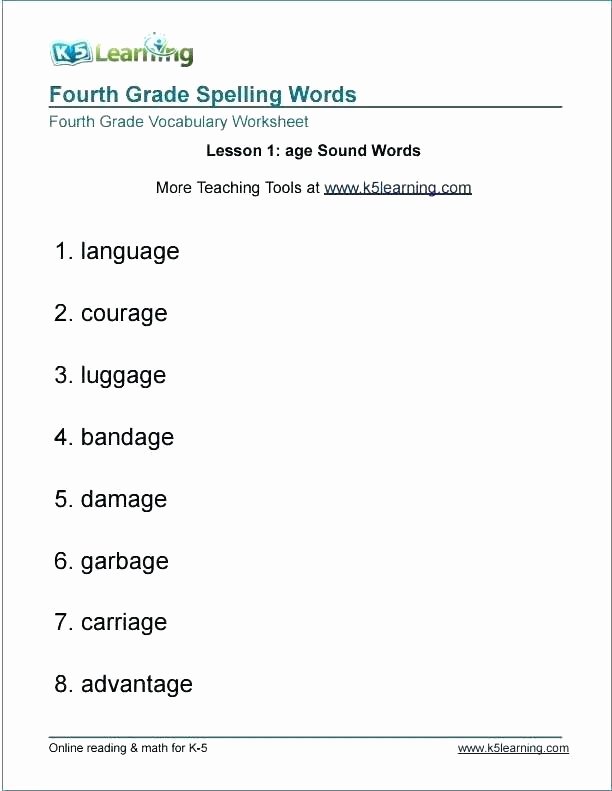 Spelling Worksheets 2nd Graders Grade Vocabulary Worksheets Printable Free In Context