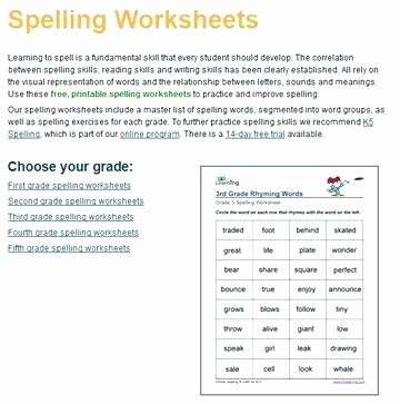 Spelling Worksheets 3rd Grade New Spelling Pages Homepage First Grade Games Worksheets