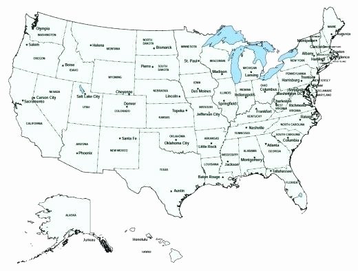 State and Capital Quiz Printable Map Of the 50 States and Capitals – Zetavape