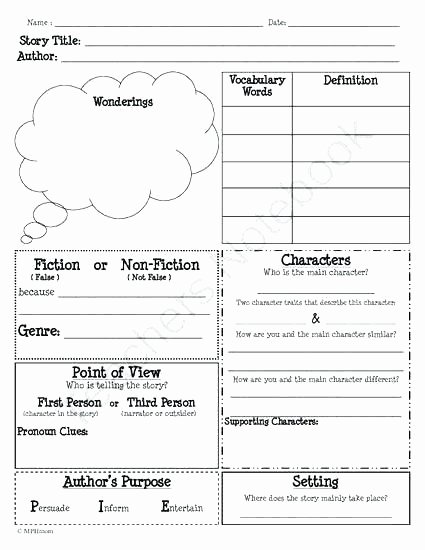 Story Elements Worksheets 2nd Grade Resources Reading Genres Worksheets Fiction Nonfiction 2nd