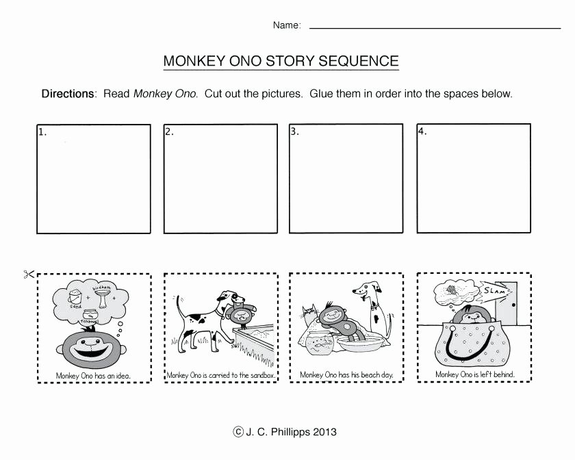 Story Sequence Worksheets for Kindergarten Lesson Plan Point View 4 First Person Sequence events
