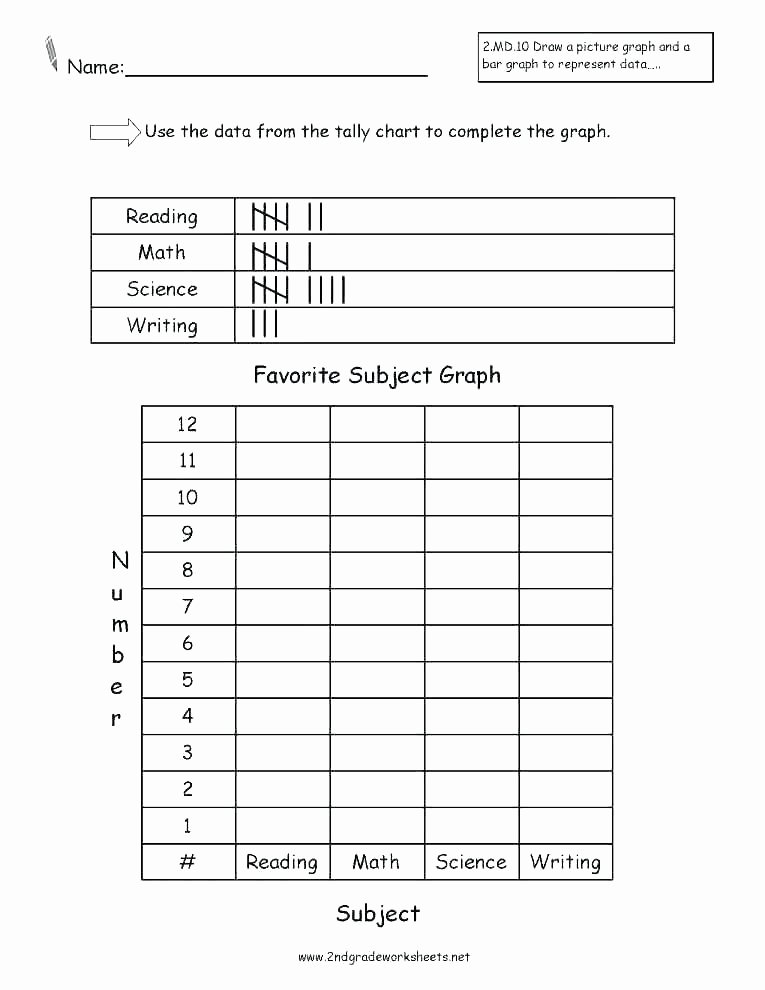 Subject Worksheets 3rd Grade Free Graphing Worksheets for First Grade