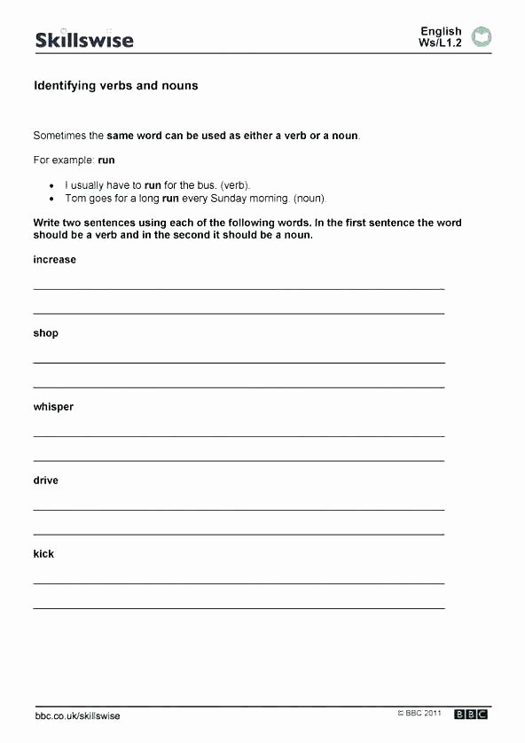 Subject Worksheets 3rd Grade Noun Verb Agreement Worksheets