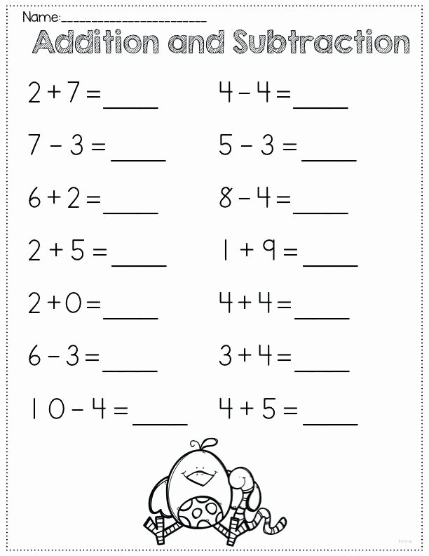 Subtracting Across Zeros Worksheet Pdf Kindergarten Addition and Subtraction Worksheets for 4th