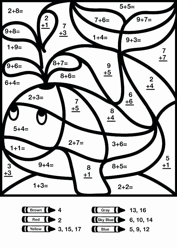Subtraction Coloring Worksheets 2nd Grade Math Coloring Pages for 2nd Grade – Kclwradio