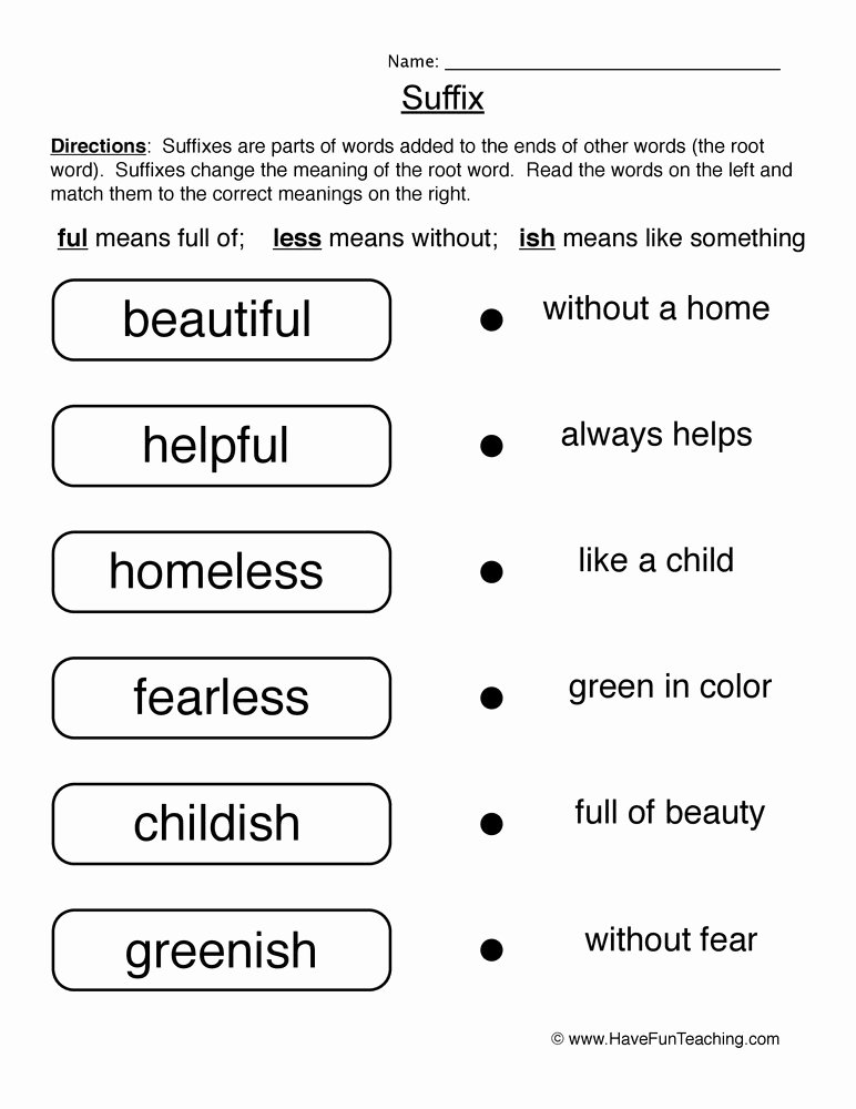 Suffix Ed Worksheets Prefix and Suffix Coloring Pages