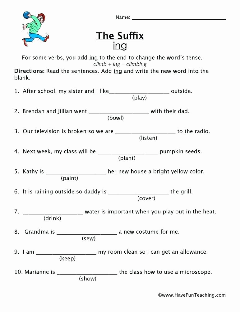 Suffix Ly Worksheets Elegant Ing Worksheets Adding Ed Ing Worksheets 2nd Grade 7