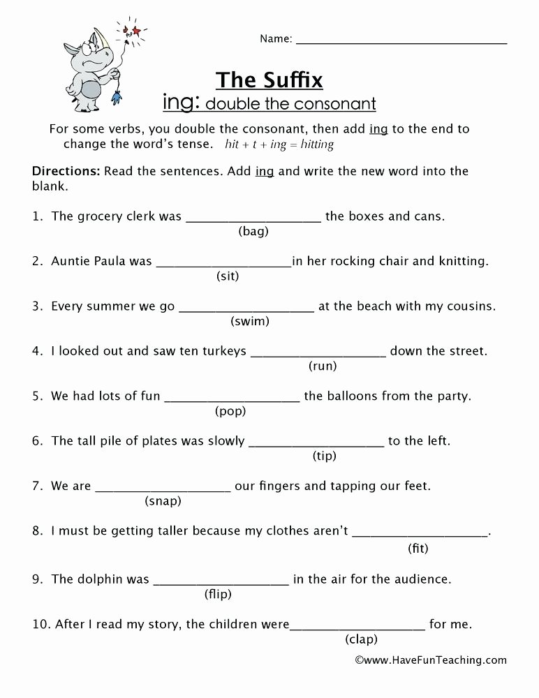 Suffix Ly Worksheets Luxury Ing Worksheets Adding Ed Ing Worksheets 2nd Grade 7