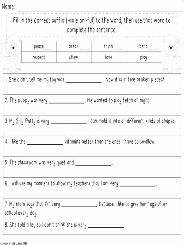Suffix Worksheets 4th Grade Language Arts Worksheet Prefixes Suffixes and Base Words