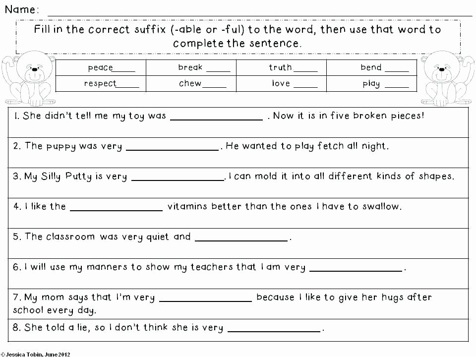 Suffix Worksheets for 4th Grade Suffix and Worksheets Suffixes Less Ful Ness Ment