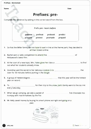 Suffixes Worksheet 3rd Grade Prefix and Suffix Worksheets Grade New Word Classes