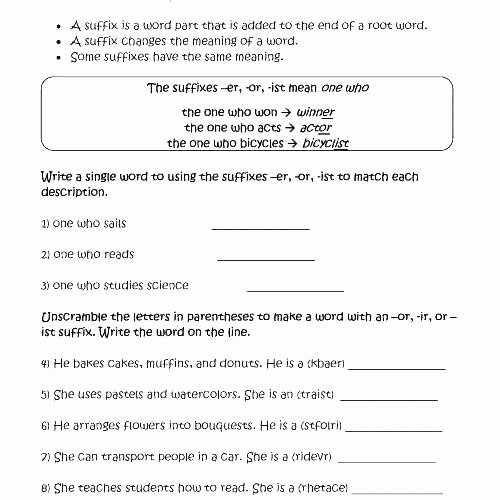 Suffixes Worksheets for 3rd Grade Prefix Worksheets Best Grade Dictionary Free Vocabulary